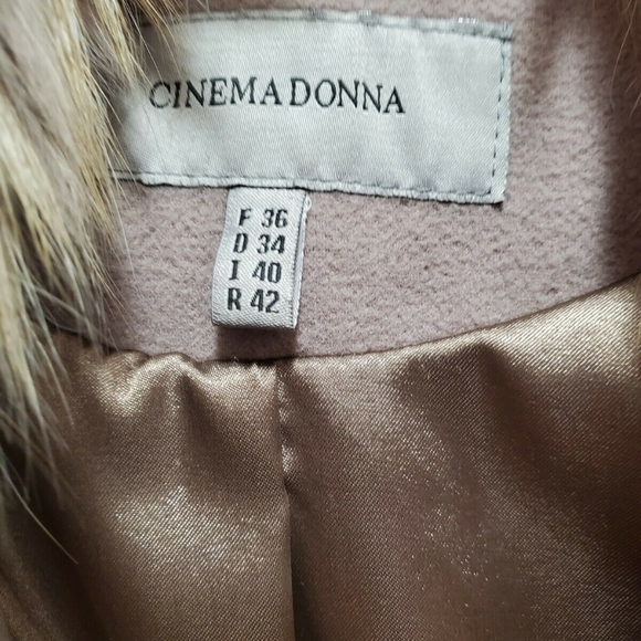 Cinema Donna real fur jacket size xs - Picture 1 of 10